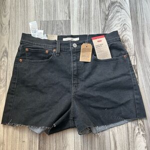 Levi's black Jean Shorts